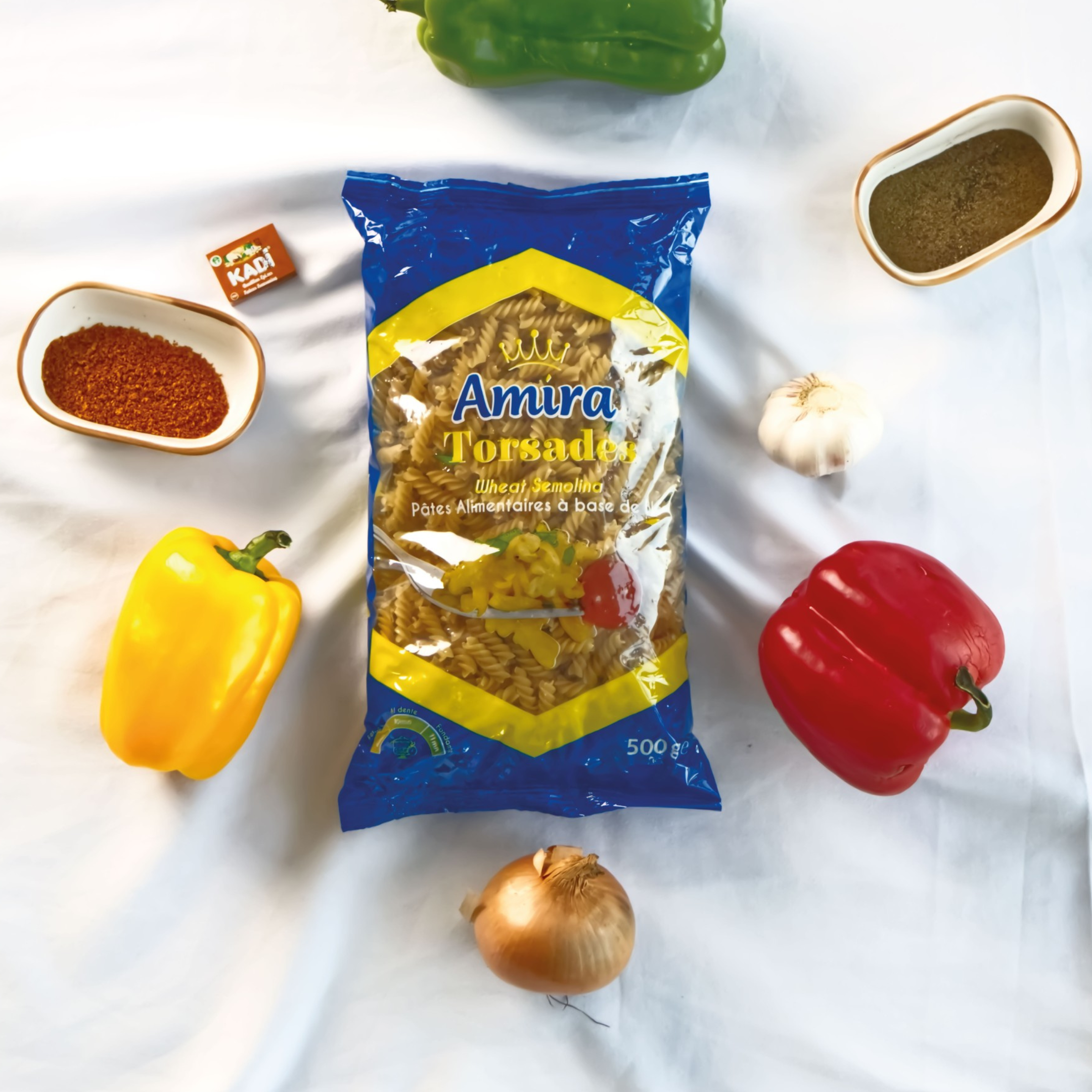 Macaronis Torsadés AMIRA / 12 x 500g