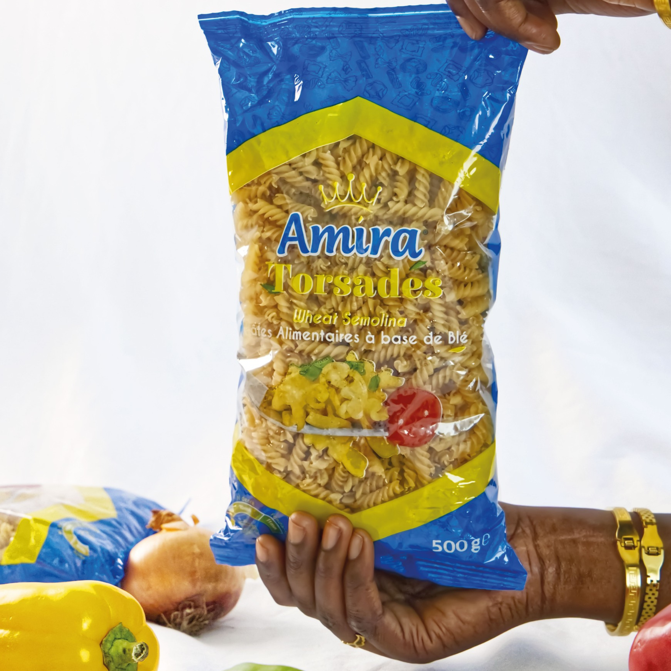 Macaronis Torsadés AMIRA / 12 x 500g