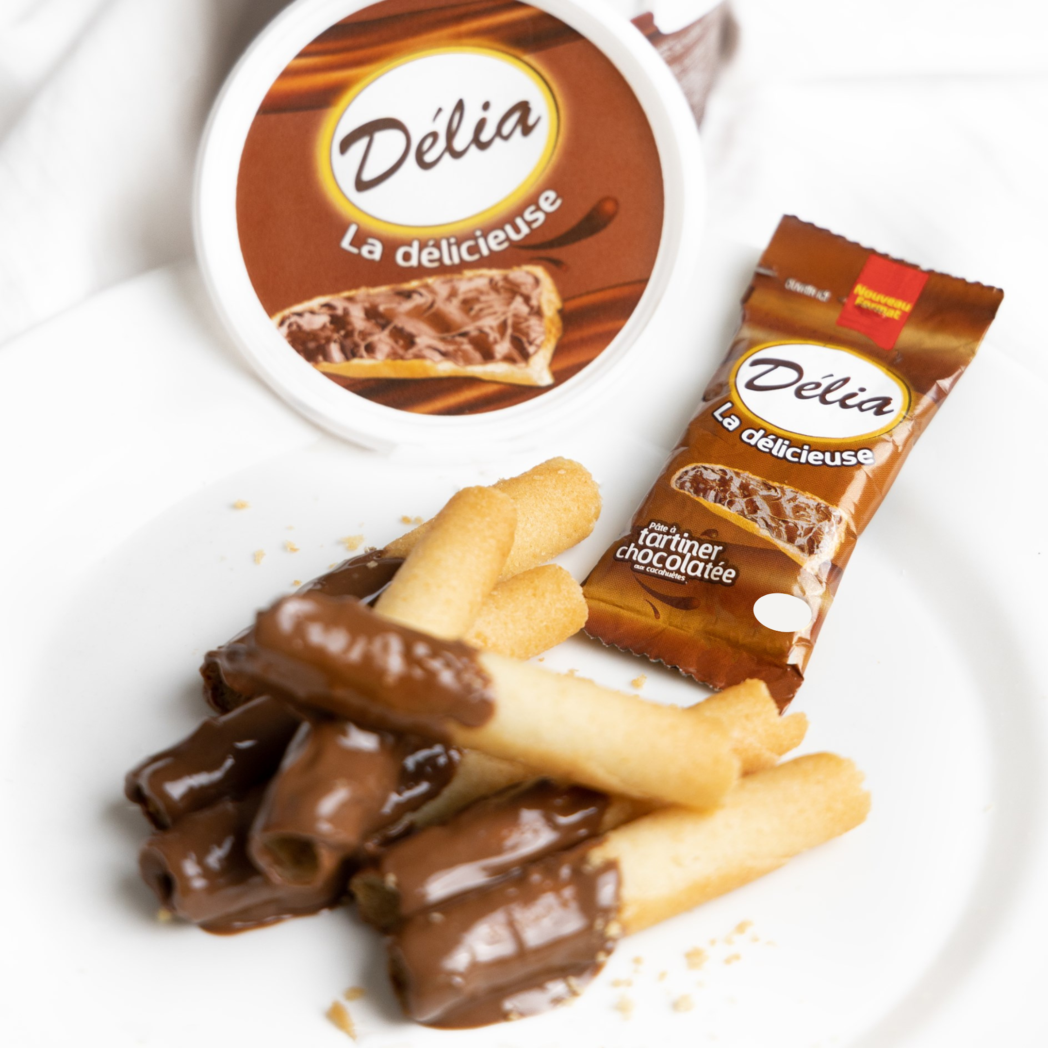Stick Pâte à Tartiner Chocolat-Arachide DÉLIA / 360 x 12g