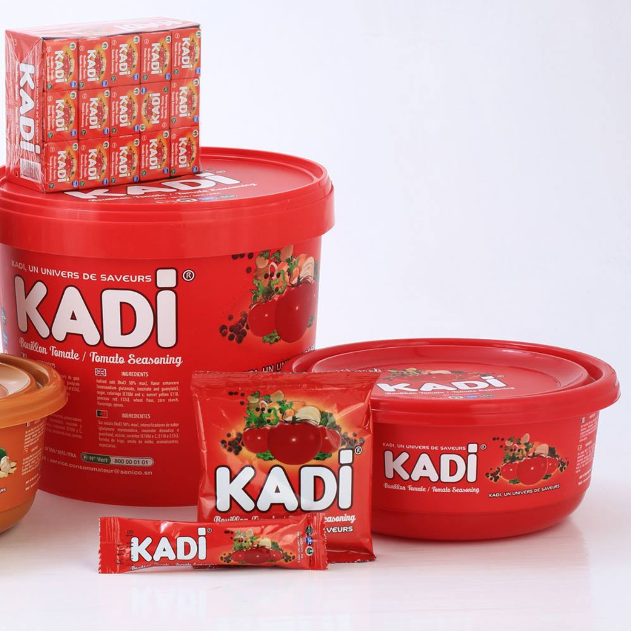 Cubes de Bouillon de Tomate KADI / 12 x 60 x 10g