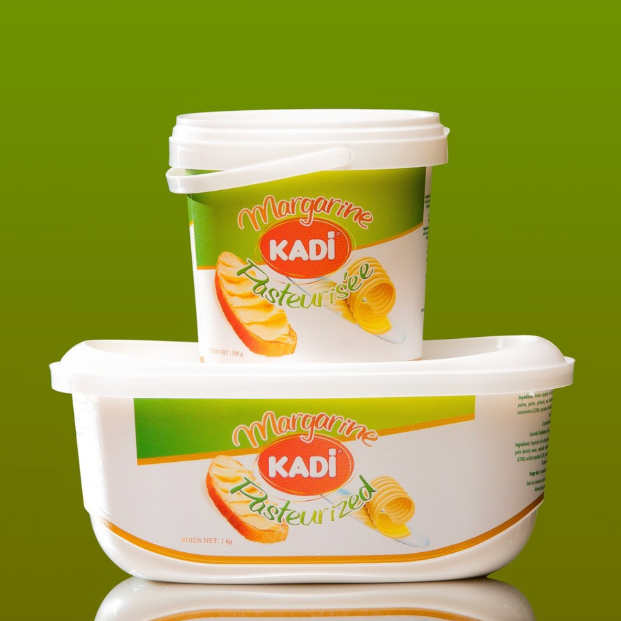 Margarine Pasteurisée KADI 6 x 1kg – Boîte Master