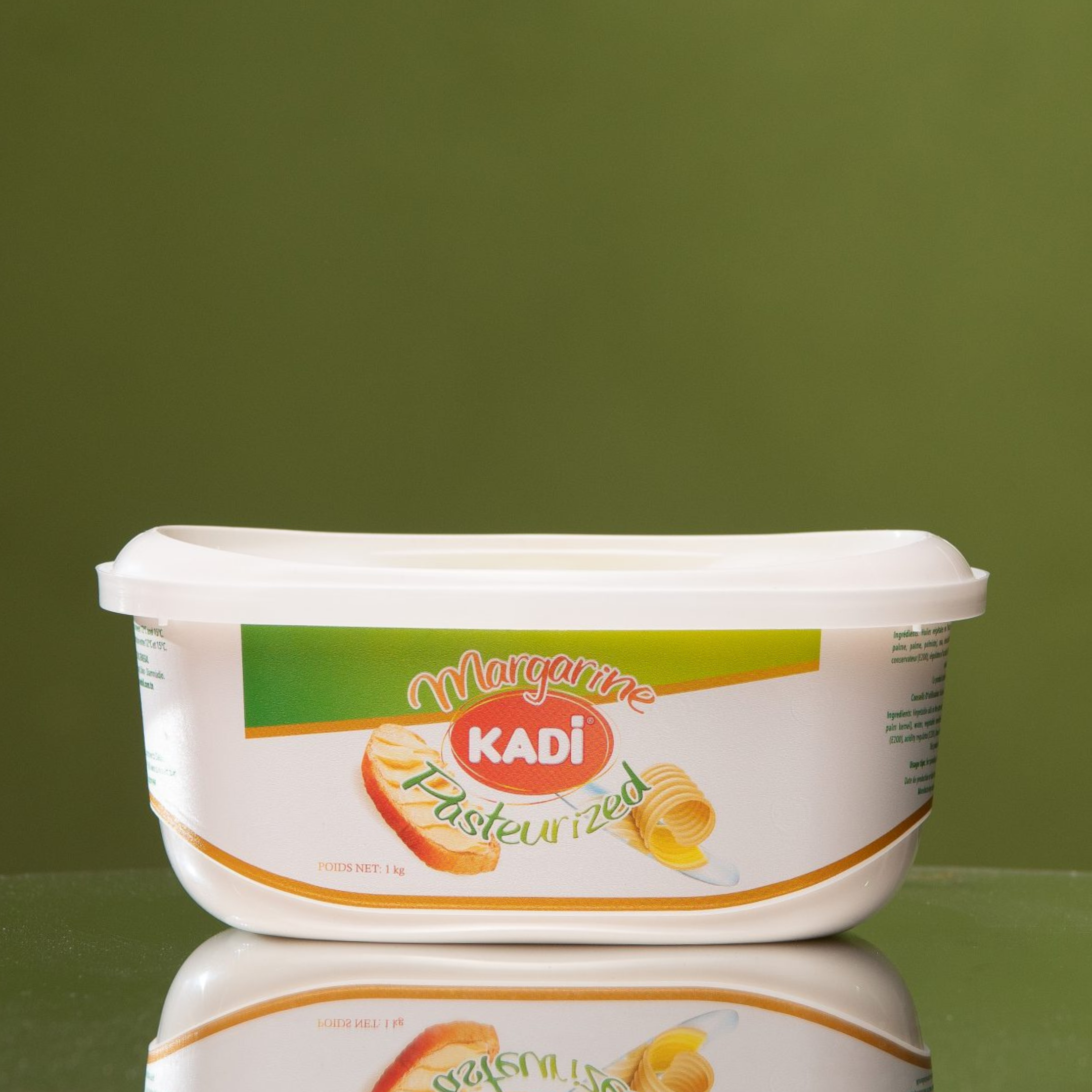 Margarine Pasteurisée KADI 6 x 1kg – Boîte Master